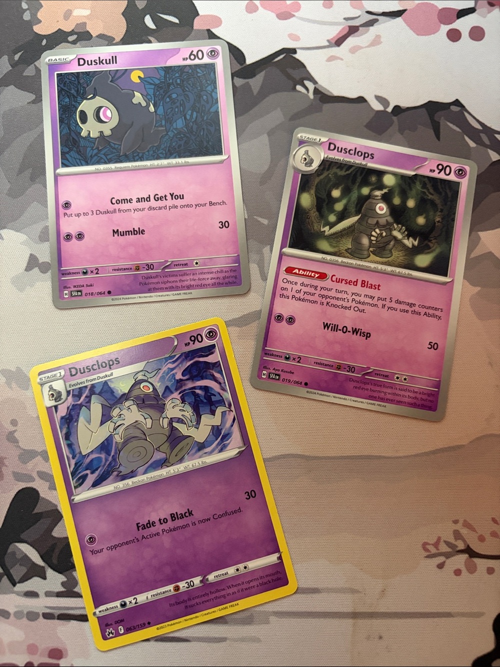 Duskull & Dusclops Evolution Lot | 3 Pokémon Cards | ✨5/$25✨